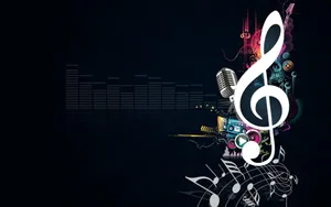 Waves Of Popular Music Wallpaper