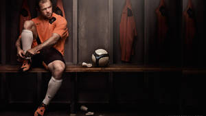 Wayne Rooney Nike Locker Room Wallpaper