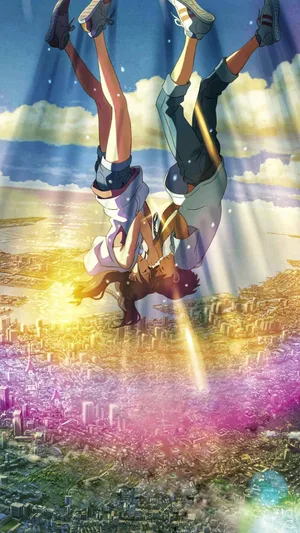 Weathering With You Falling Together Wallpaper