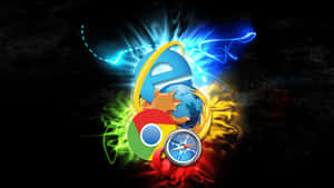 Web Browsers Energy Blast Wallpaper