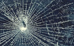 Web Like Cracked Screen Wallpaper
