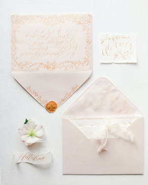 Wedding Card Set Wallpaper