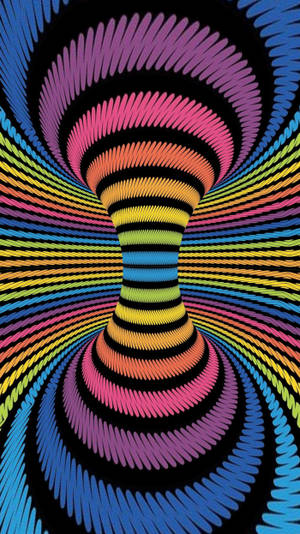Weirdcore Optical Art Wallpaper