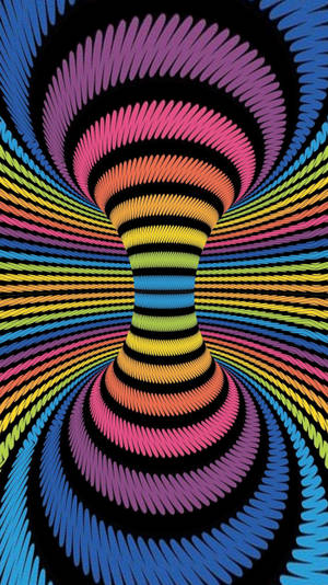 Weirdcore Optical Art Wallpaper