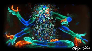 Welcome Home Psychedelic Wallpaper