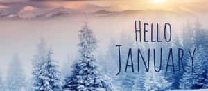 Welcome To A New Month, January Wallpaper