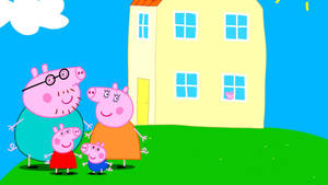 Welcome To The Spooky Peppa Pig House Wallpaper