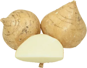 Well-sliced Jícama Wallpaper