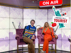 Wendy Williams With Zach Zimmerman Wallpaper