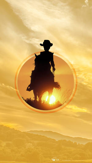 Western Young Cowboy Aesthetic Wallpaper