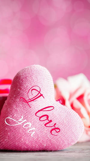 Whatsapp Dp Pink Heart Wallpaper