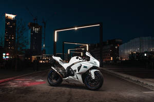 White 1920x1080 Motorcycle Wallpaper