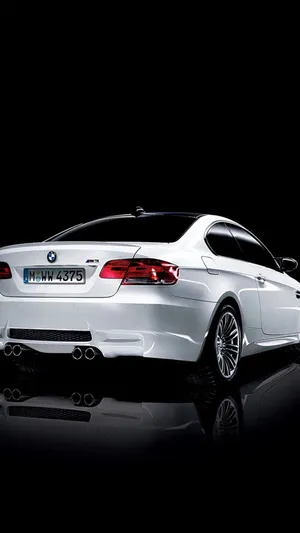 White 3 Series Bmw Iphone X Wallpaper