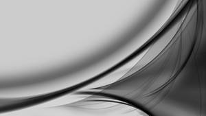 White Abstract Wave Art Wallpaper