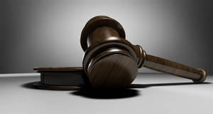 White Advocate Gavel Wallpaper