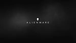 White Alienware In Smoky Black Wallpaper