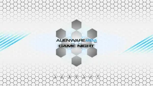 White Alienware Pentagon Pattern Wallpaper