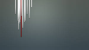 White And Red Bars Grey Background Wallpaper