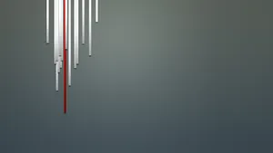 White And Red Bars Grey Background Wallpaper