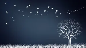 White Autumn Deviantart Wallpaper