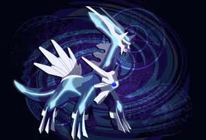 White Blue Dialga Wallpaper