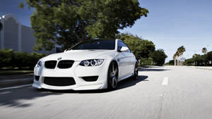 White Bmw M Series Car Wallpaper