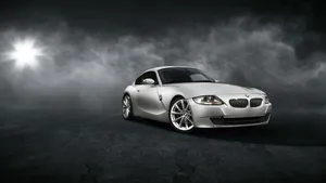 White Bmw Z4 Coupe Wallpaper