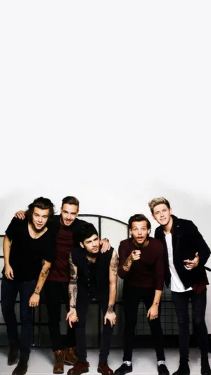 White Boy Band 1 Direction Iphone Wallpaper