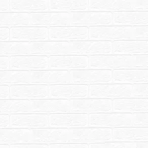 White Brick Tiles Wallpaper