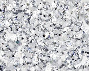 White Crystal Diamonds Texture Wallpaper