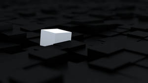 White Cube Clean 4k Wallpaper