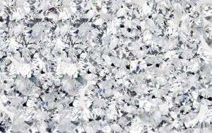 White Diamond Crystals Texture Wallpaper