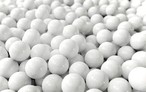 White Hd 3d Beads Wallpaper