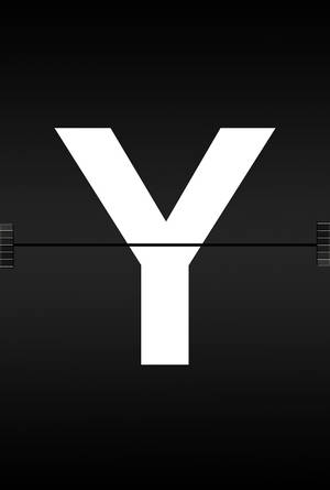 White Letter Y Wallpaper