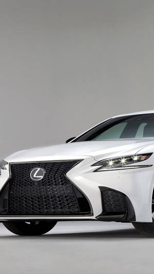 White Lexus Bumper Iphone Wallpaper