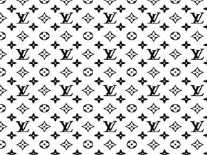 White Louis Vuitton Square Wallpaper