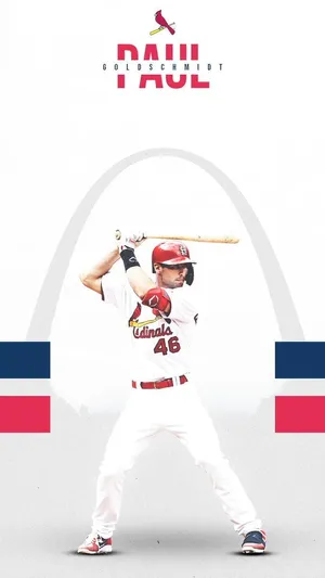 White Paul Goldschmidt Wallpaper
