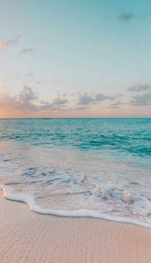 White Sand Beach Malibu Iphone Wallpaper