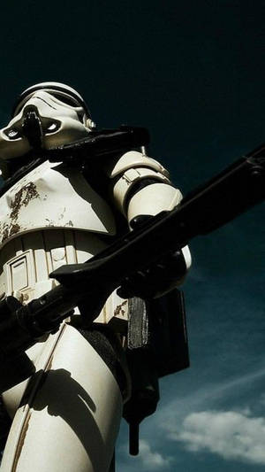White Stormtrooper Star Wars Cell Phone Wallpaper