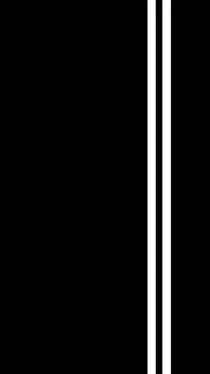 White Stripes On Black Iphone 6 Plus Wallpaper