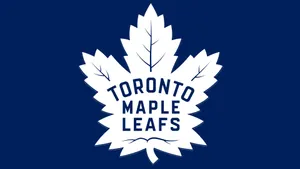 White Toronto Maple Leafs Logo Wallpaper