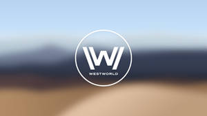 White Westworld Emblem Wallpaper