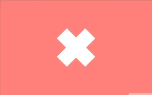 White X Minimalist Wallpaper