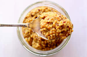 Whole Grain Mustard Spoonful.jpg Wallpaper