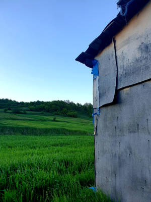 Wide Green Farm In Kosovo Wallpaper