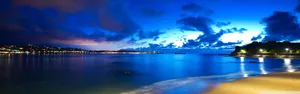 Wide Ocean And Sky Wallpaper