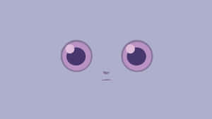 Wide Purple Eyes Of Espurr Wallpaper