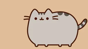Wide Pusheen Background Cover Wallpaper