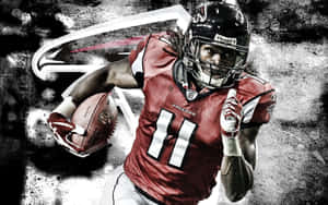 Wide Receiver Julio Jones #11 Of The Atlanta Falcons Wallpaper