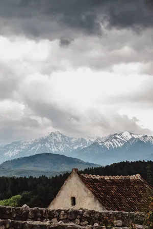 Wide Snow Mountain Wallpaper